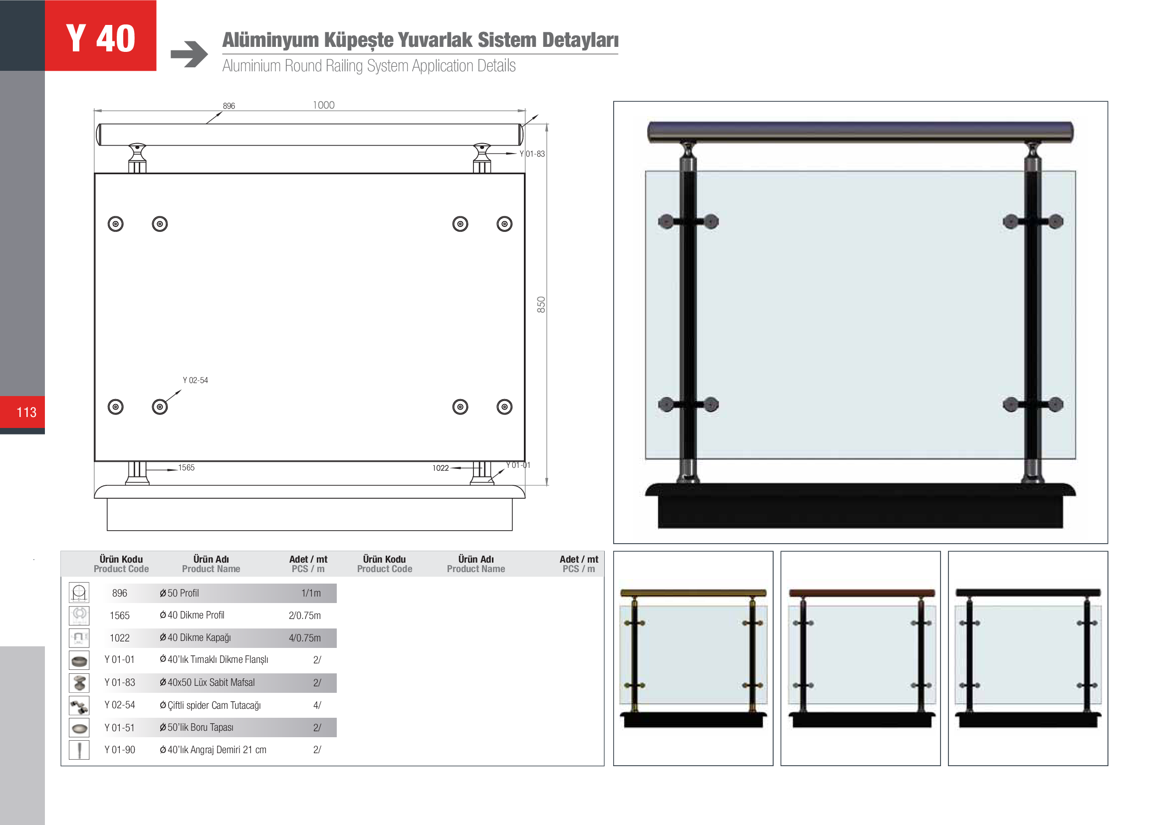 Küpeşte Oval Sistemleri 20